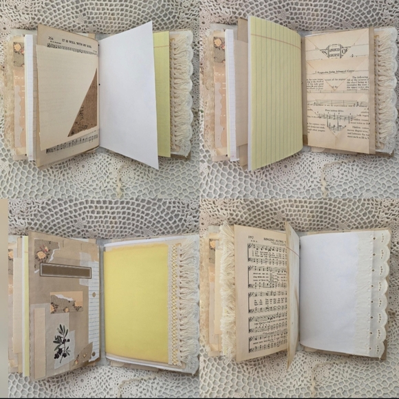 Handmade Junk Journal vintage floral prayer devotional journal - Picture 5 of 9
